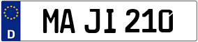 Truck License Plate